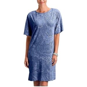 - 2pc NWT Blue Floral Fresh Produce Lila Dress & Capri leggings